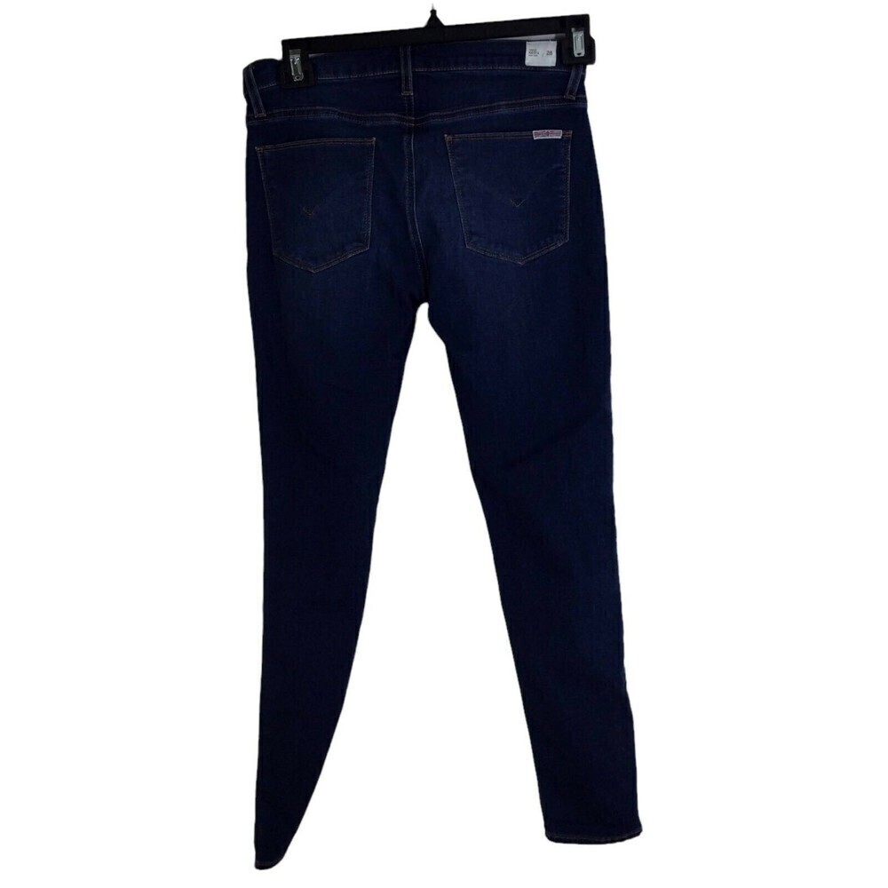 Hudson Ankle Krista Super Skinny Blue Denim Jeans Womens Stretch Comfort Size 28 - Picture 2 of 8